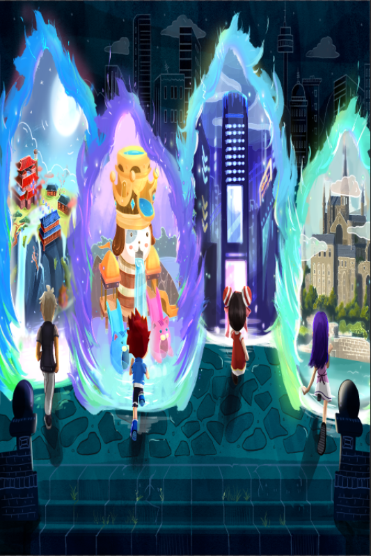 테일즈런너 업데이트 컨셉 원화