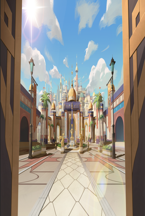 테일즈런너 겨울채널 배경원화