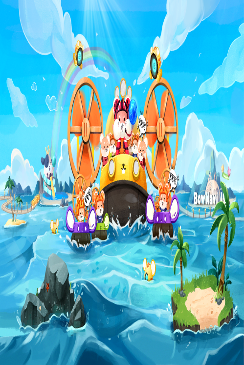 테일즈런너 찍찍단 배경원화