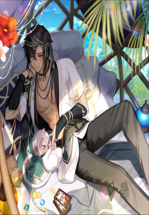 테일즈런너 겨울 채널 캐릭터 일러스트