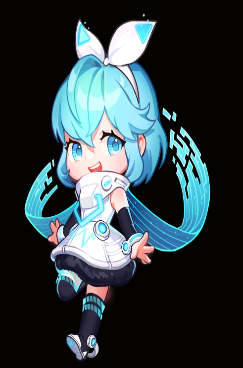 넥슨 나이트워커 SD 캐릭터 일러스트